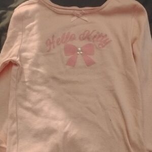Hello Kitty Pink Kids Long Sleeve Top